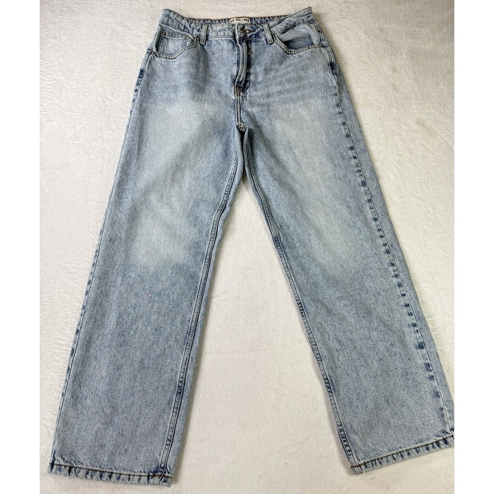 We the Free People Jeans Womens 30 Pacifica High Rise Slim Straight Leg